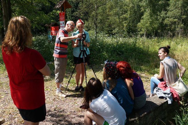 KFK Wabrzych - Zajcia praktyczne podczas wyprawy do Oswki"